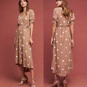 Maeve Anthropologie Polka Dot Bernice Dress